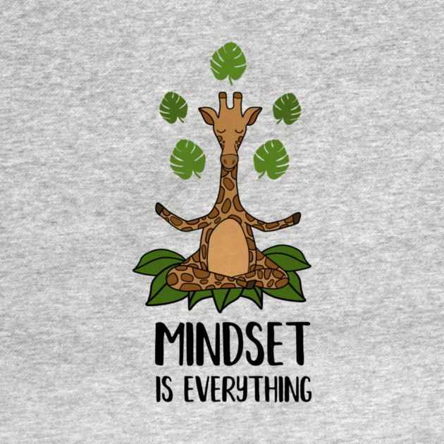 Giraffe Yoga, Mindset Motivational Quote by logiamerch
