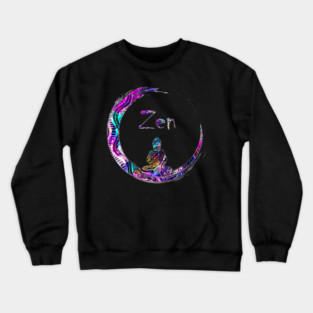 Zen Meditation Buddha Yoga Crewneck Sweatshirt