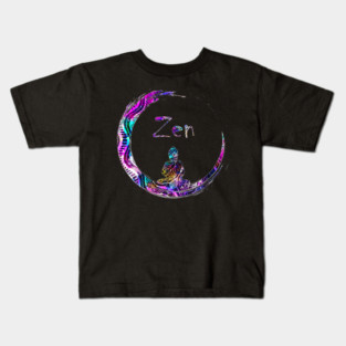 Zen Meditation Buddha Yoga Kids T-Shirt