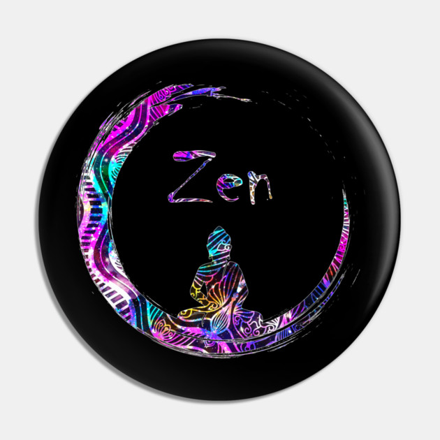Zen Meditation Buddha Yoga Pin by logiamerch