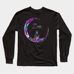 Zen Meditation Buddha Yoga Long Sleeve T-Shirt