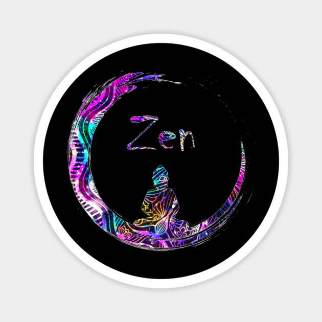 Zen Meditation Buddha Yoga Magnet by logiamerch