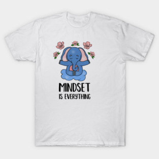 Elephant Yoga, Meditation Mindset Motivational T-Shirt