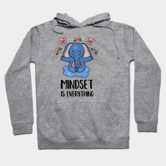 Elephant Yoga, Meditation Mindset Motivational Hoodie by logiamerch
