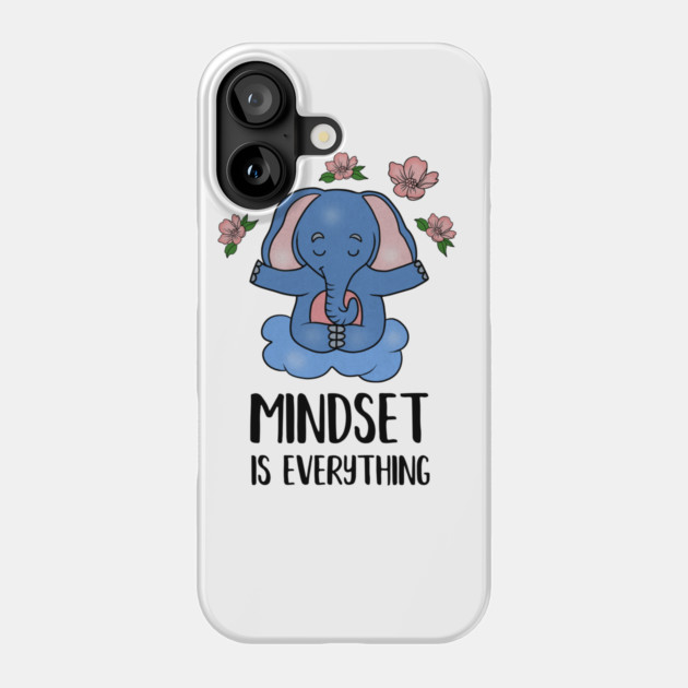 Elephant Yoga, Meditation Mindset Motivational Phone Case by logiamerch