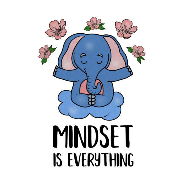 Elephant Yoga, Meditation Mindset Motivational by logiamerch