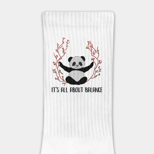 Yoga Panda, Balance, Meditation Bear by logiamerch