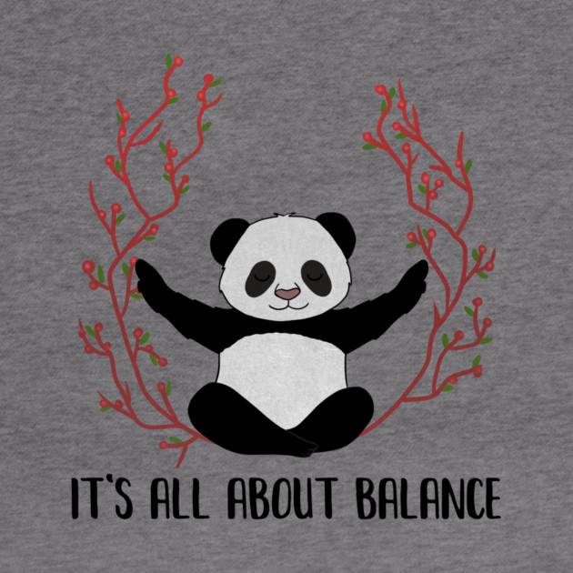 Yoga Panda, Balance, Meditation Bear by logiamerch