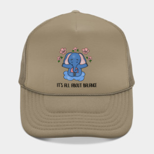 Yoga Elephant, Balance, Meditation Hat