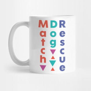 MatchDog Rescue Vertical Type Design Mug