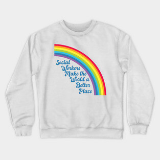 Social Work Rainbow Crewneck Sweatshirt
