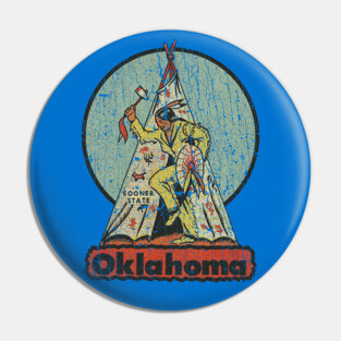 Oklahoma 39 Tribes 1951 Pin