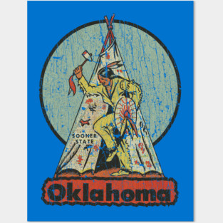 Oklahoma 39 Tribes 1951 Posters and Art