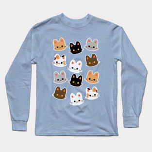 chalk kittens Long Sleeve T-Shirt