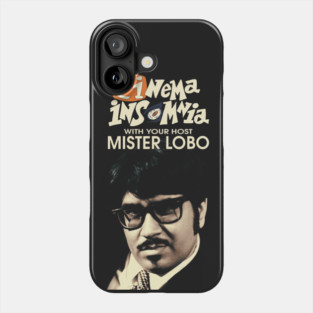 Cinema Inomnia With Your Host Mr. Lobo Phone Case