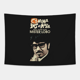 Cinema Inomnia With Your Host Mr. Lobo Tapestry