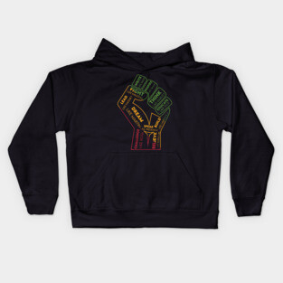 African American Leaders, Black History, Black Heroes, Civil Rights Leaders Kids Hoodie