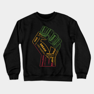 African American Leaders, Black History, Black Heroes, Civil Rights Leaders Crewneck Sweatshirt