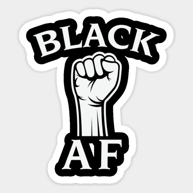 Black AF, Black History Month, Black Lives Matter, African American History Magnet by UrbanLifeApparel