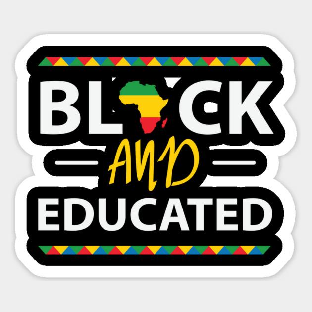 Black And Educated, Black History Month, Black Lives Matter, African American History Magnet by UrbanLifeApparel
