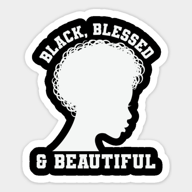 Black Blessed and Beautiful, Black History Month, Black Lives Matter, African American History Magnet by UrbanLifeApparel