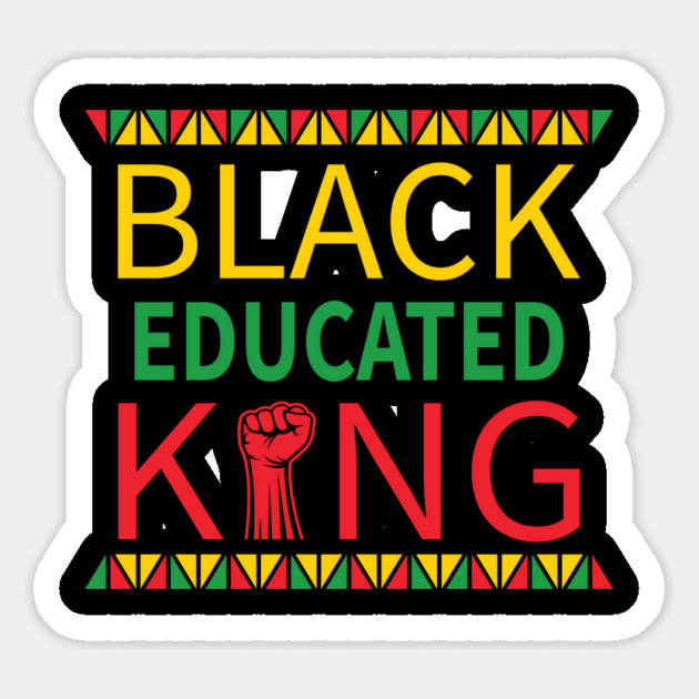 Black Educated King, Black History Month, Black Lives Matter, African American History Magnet by UrbanLifeApparel