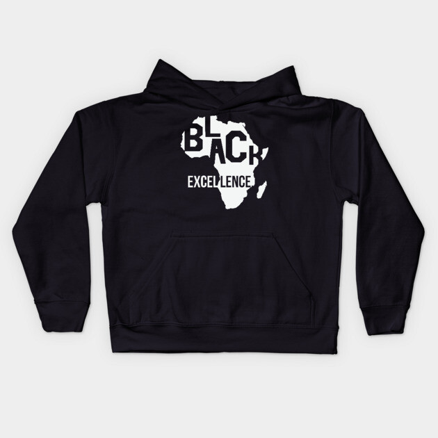 Black Excellence, Black History Month, Black Lives Matter, African American History Kids Hoodie by UrbanLifeApparel