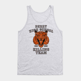 Vintage Derry Tigers Black and Orange Tank Top