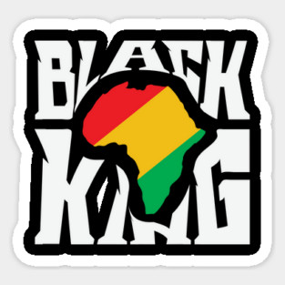 Black King, Black History Month, Black Lives Matter, African American History Sticker