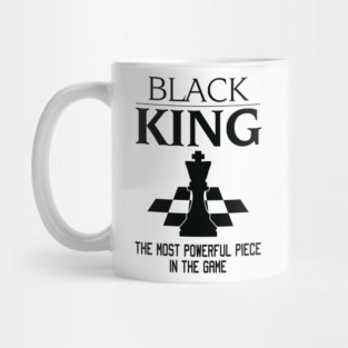 Black King The Most Powerful Piece In The Game, Black History Month, Black Lives Matter, African American History Mug