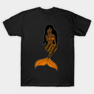 Afro Black Mermaid, Black Girl Magic T-Shirt