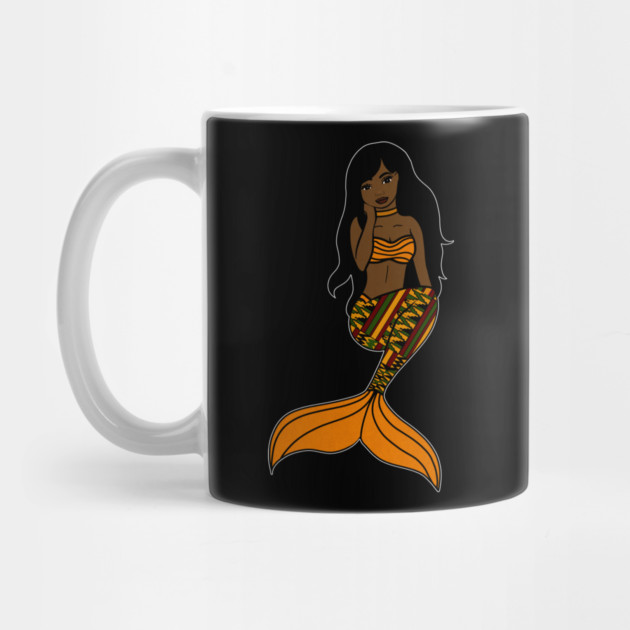 Afro Black Mermaid, Black Girl Magic by logiamerch