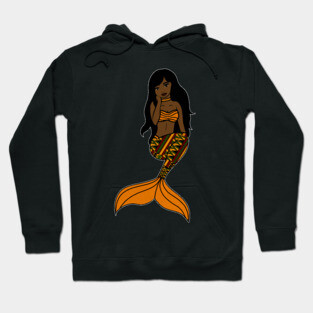 Afro Black Mermaid, Black Girl Magic Hoodie