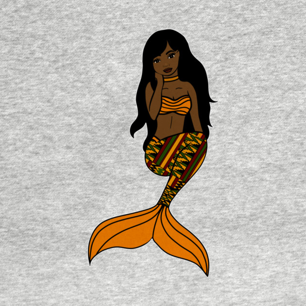 Afro Black Mermaid, Black Girl Magic by logiamerch