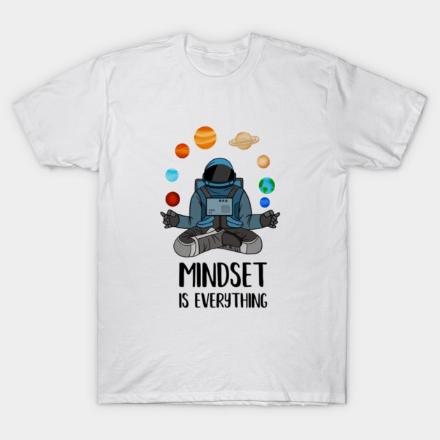 Astronaut Meditating, Yoga, Zen, Mindset Motivational T-Shirt by logiamerch