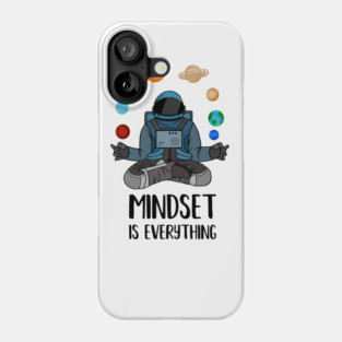 Astronaut Meditating, Yoga, Zen, Mindset Motivational Phone Case