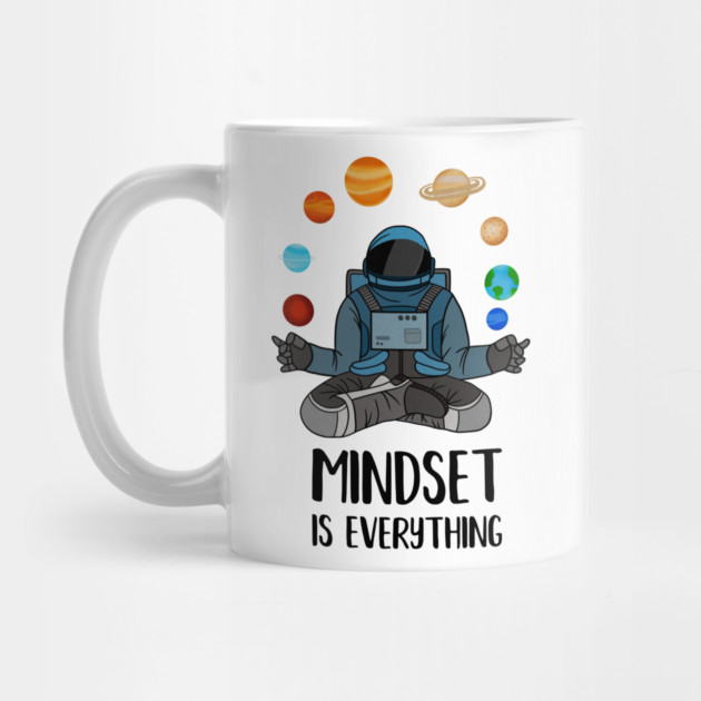 Astronaut Meditating, Yoga, Zen, Mindset Motivational by logiamerch