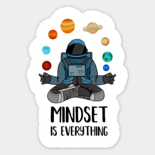 Astronaut Meditating, Yoga, Zen, Mindset Motivational Magnet