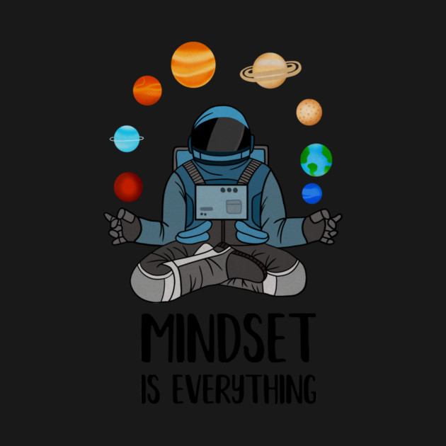 Astronaut Meditating, Yoga, Zen, Mindset Motivational by logiamerch
