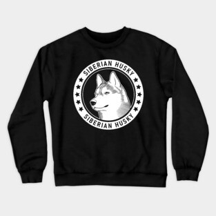 Siberian Husky Fan Gift Crewneck Sweatshirt