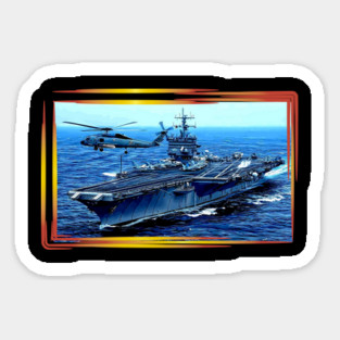 USS Enterprise Aircraft Carrier Sticker