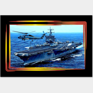 USS Enterprise Aircraft Carrier Posters and Art