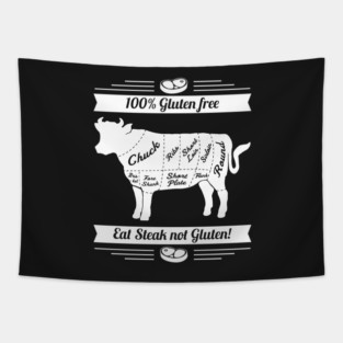 Funny Meatlovers BBQ Design Tapestry