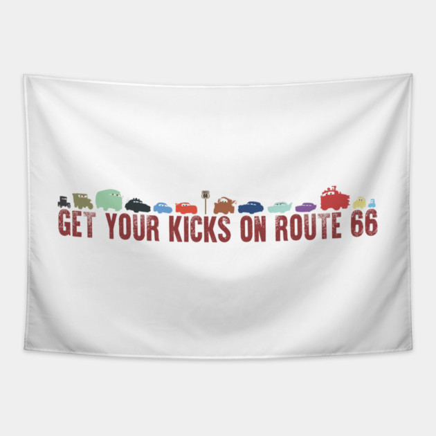 Route 66 Tapestry by JoshABaumArt