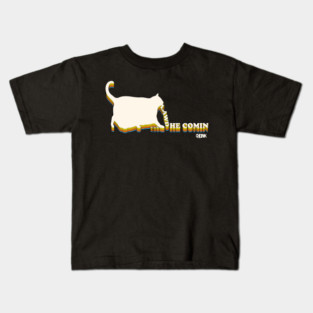 CHONK Oh Lawd /// Cat Lover Meme Kids T-Shirt