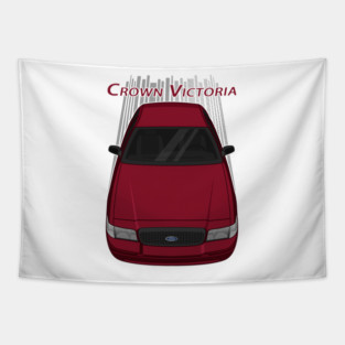 Ford Crown Victoria Police Interceptor - Dark Red Tapestry