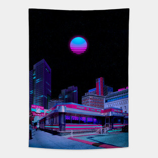 Nocturnal Paradise Tapestry