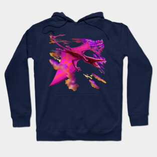 Pterodactyl at sunset Hoodie