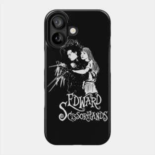 Edward Scissorhands white Phone Case