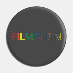 Filmation COLOR 80'S Logo Pin